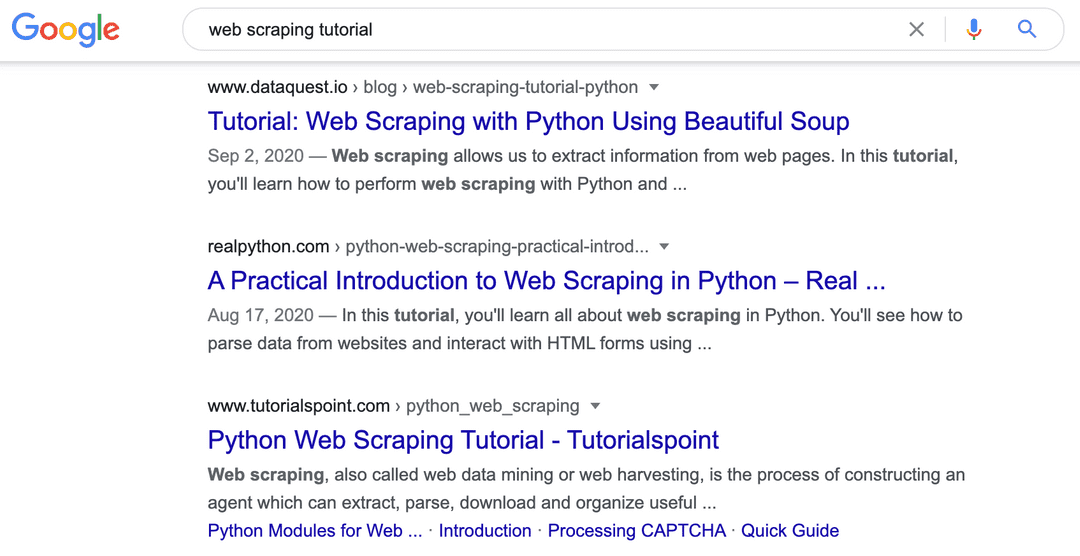 js web scraping